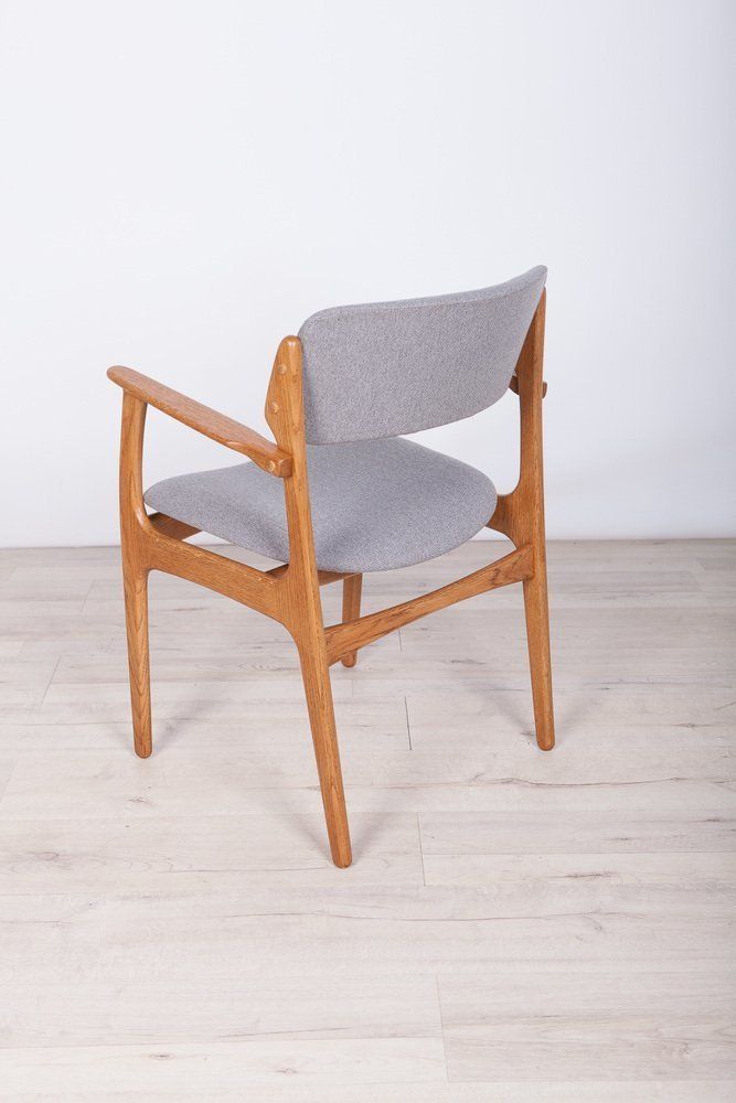 photo for sale Oak Model 49 Dining Chairs By Erik Buch For Odense Maskinnedkeri O.D. Furniture 1960s Set Of 6