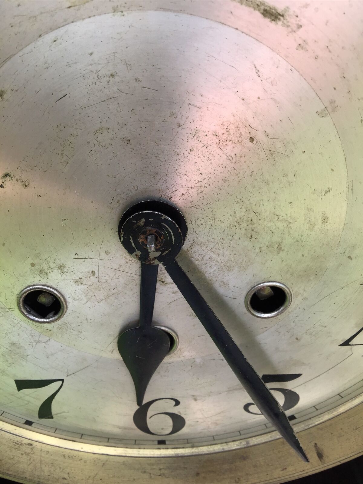 Tall Antique Dark Oak Grandmother Clock. Westminster Needs Some Attention photo vinterior