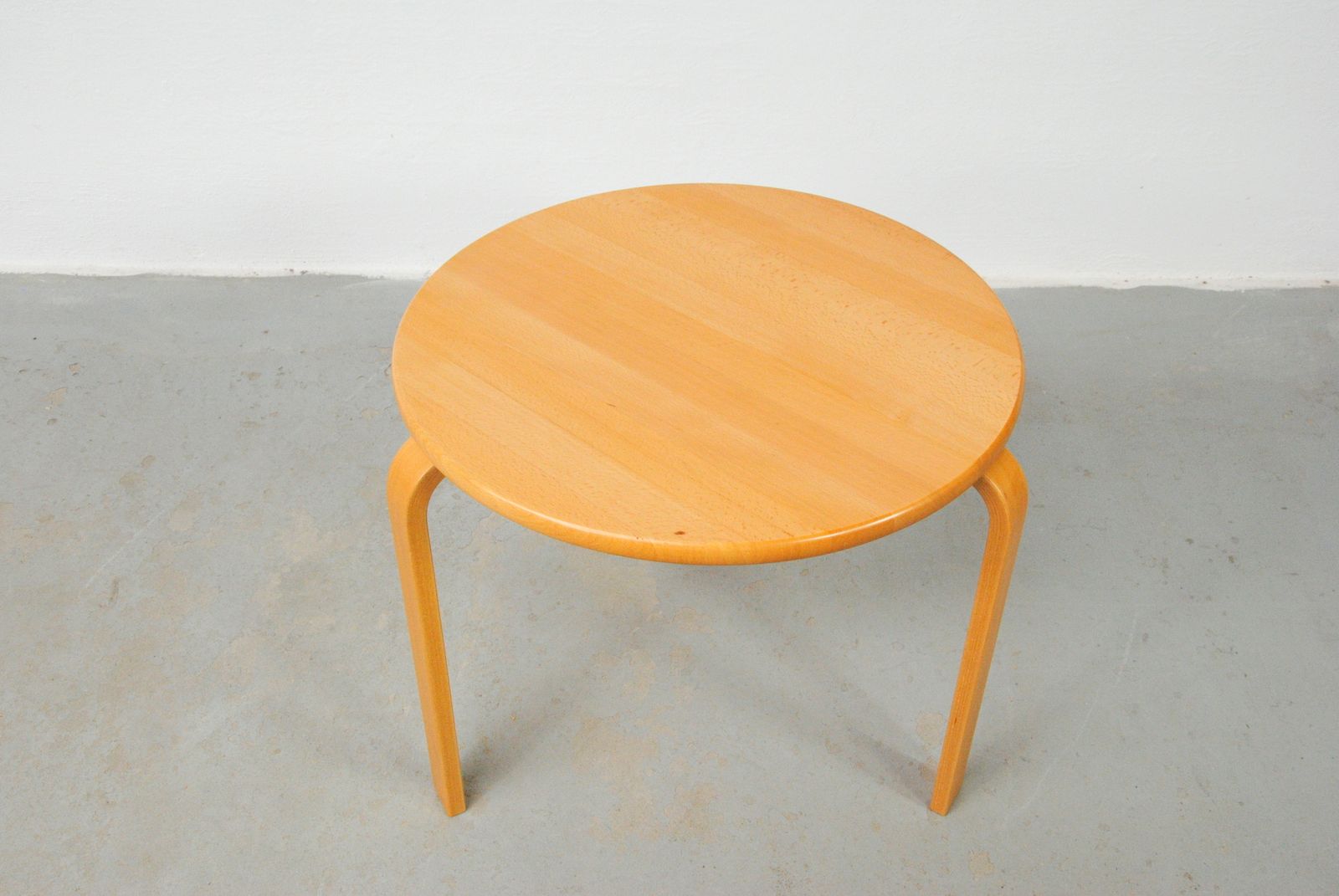 Fully Restored Danish Bent Silberg Stackable Beech Side Tables 1970's photo Furniture