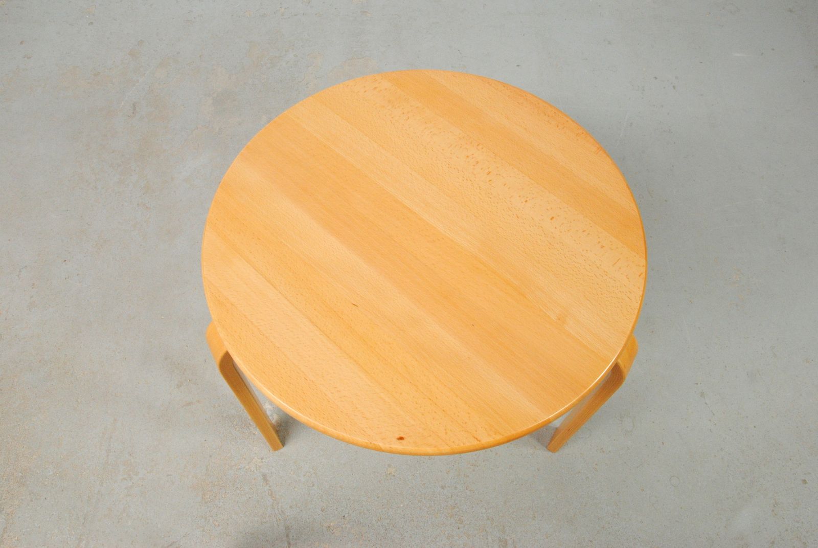 Fully Restored Danish Bent Silberg Stackable Beech Side Tables 1970's photo 300.0