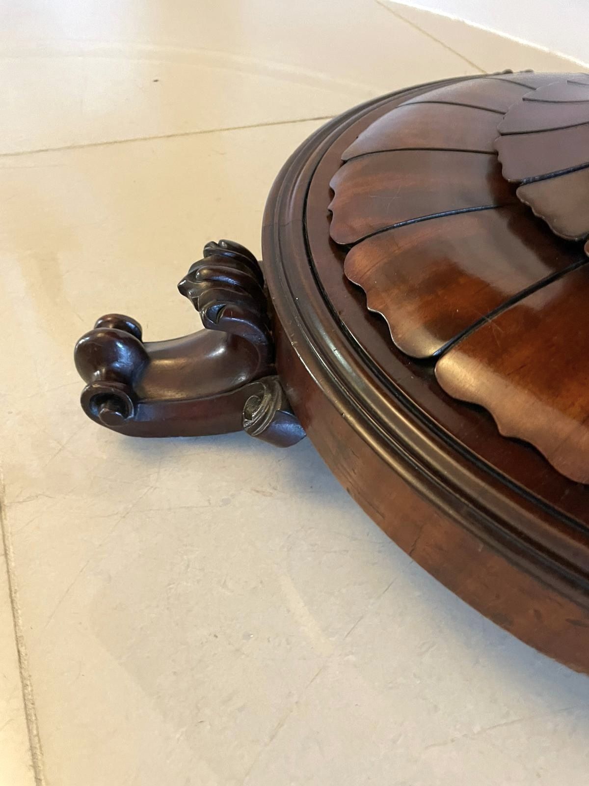Outstanding Quality Antique Mahogany Card Table photo furniture
