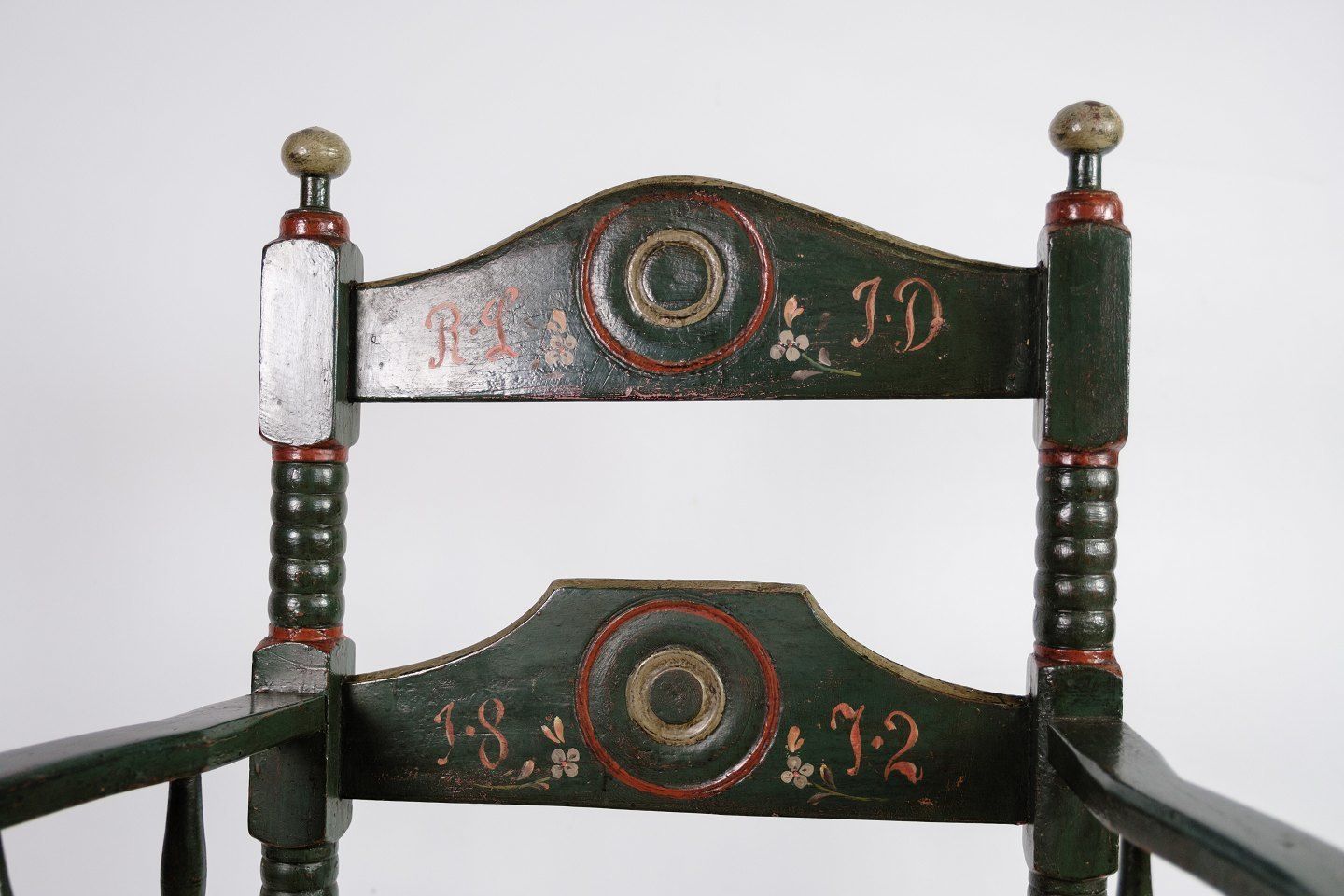 Peasant Chair, Painting, Norway, 1832 photo for sale