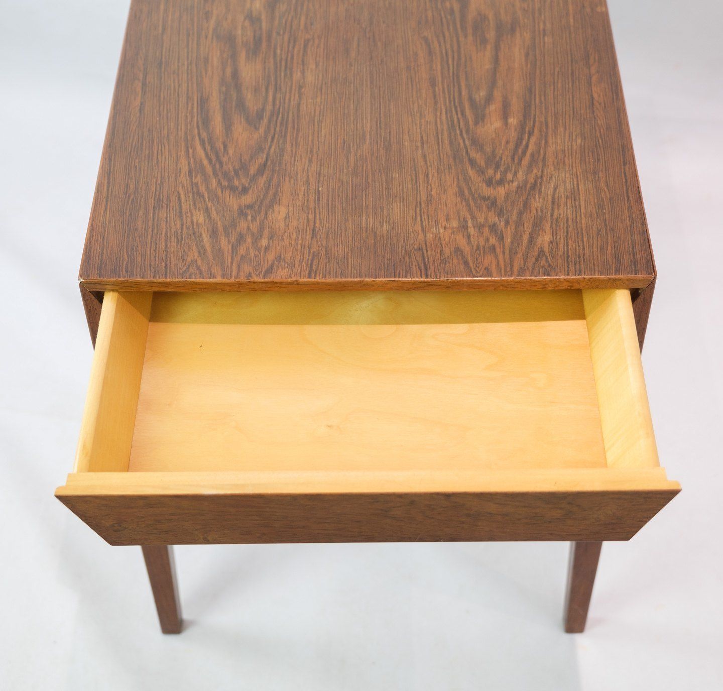 Side Table In Rosewood By Haslev Furniture Factory From 1960s photo vinterior