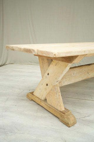 Rustic 'X'frame Pine Dining Table photo 3445.0