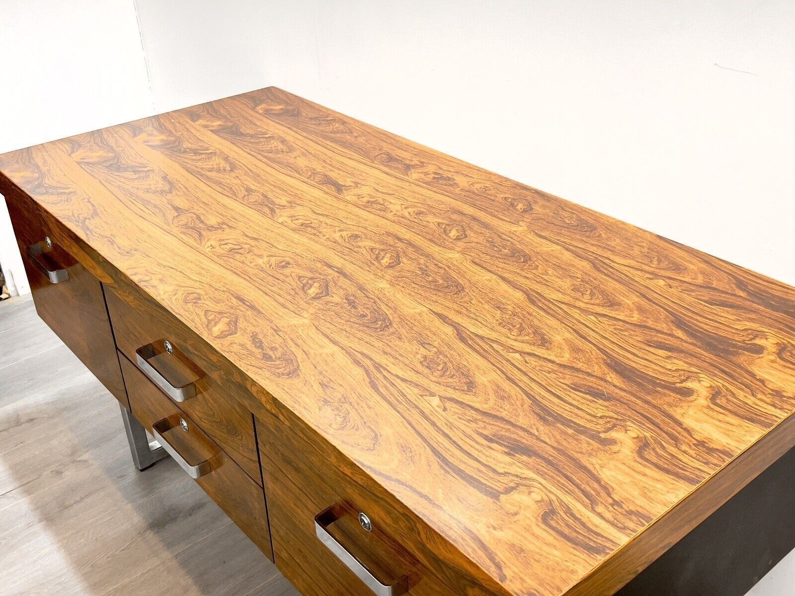 Trevor Chinn & Ray Leigh For Gordon Russell Prestige Rosewood & Chrome Sideboard photo 1895.0