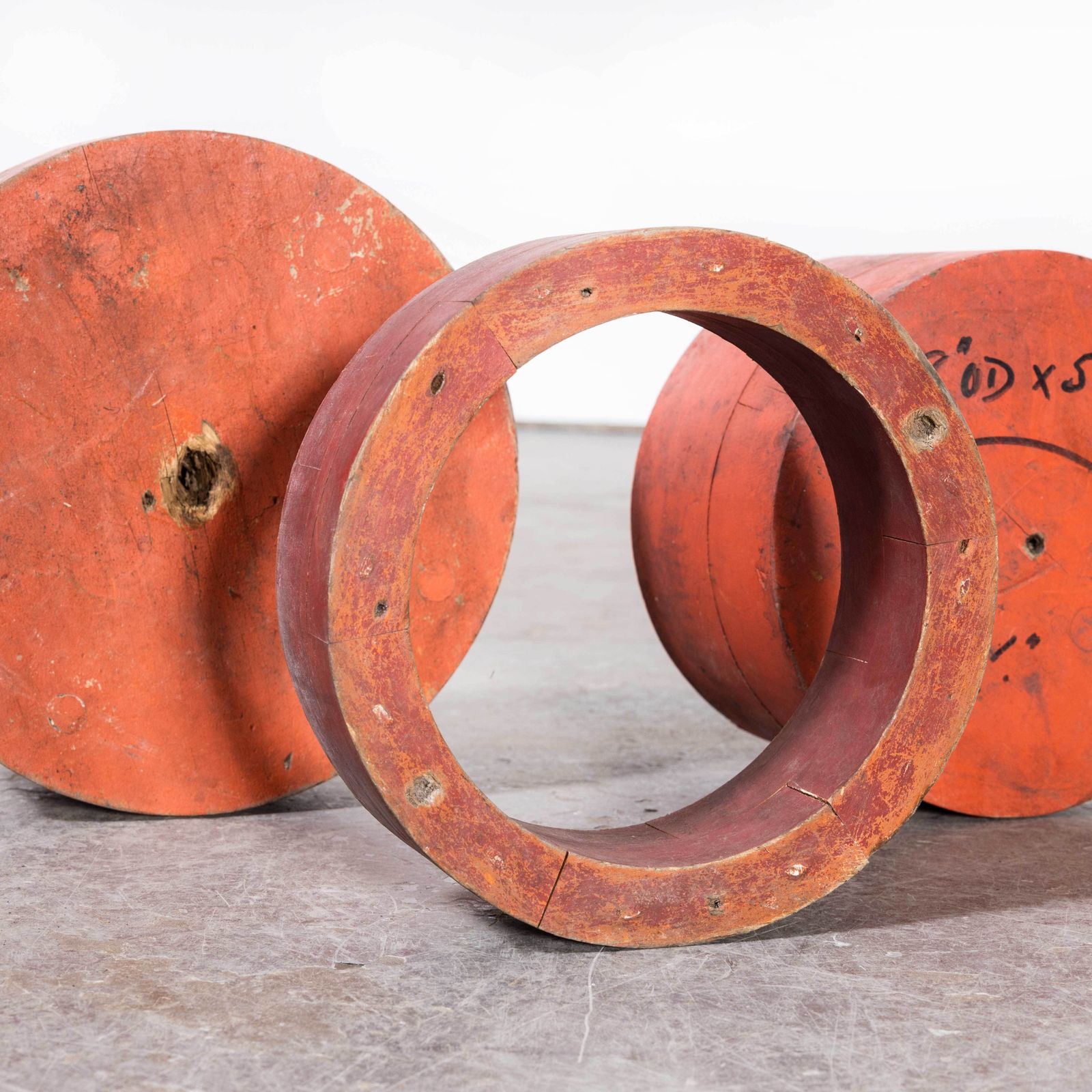 1960’s Set Of Industrial Casting Foundry Moulds – (Mould 1080.20) photo furniture