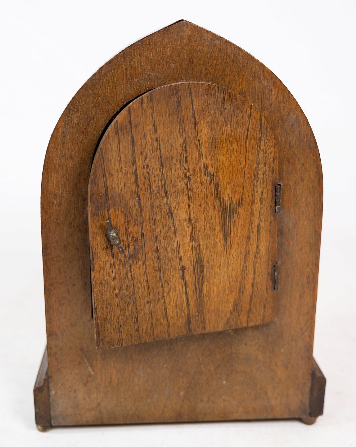 Carmine Clock, Light Mahogany, Marquetry, 1920s. photo 460.0