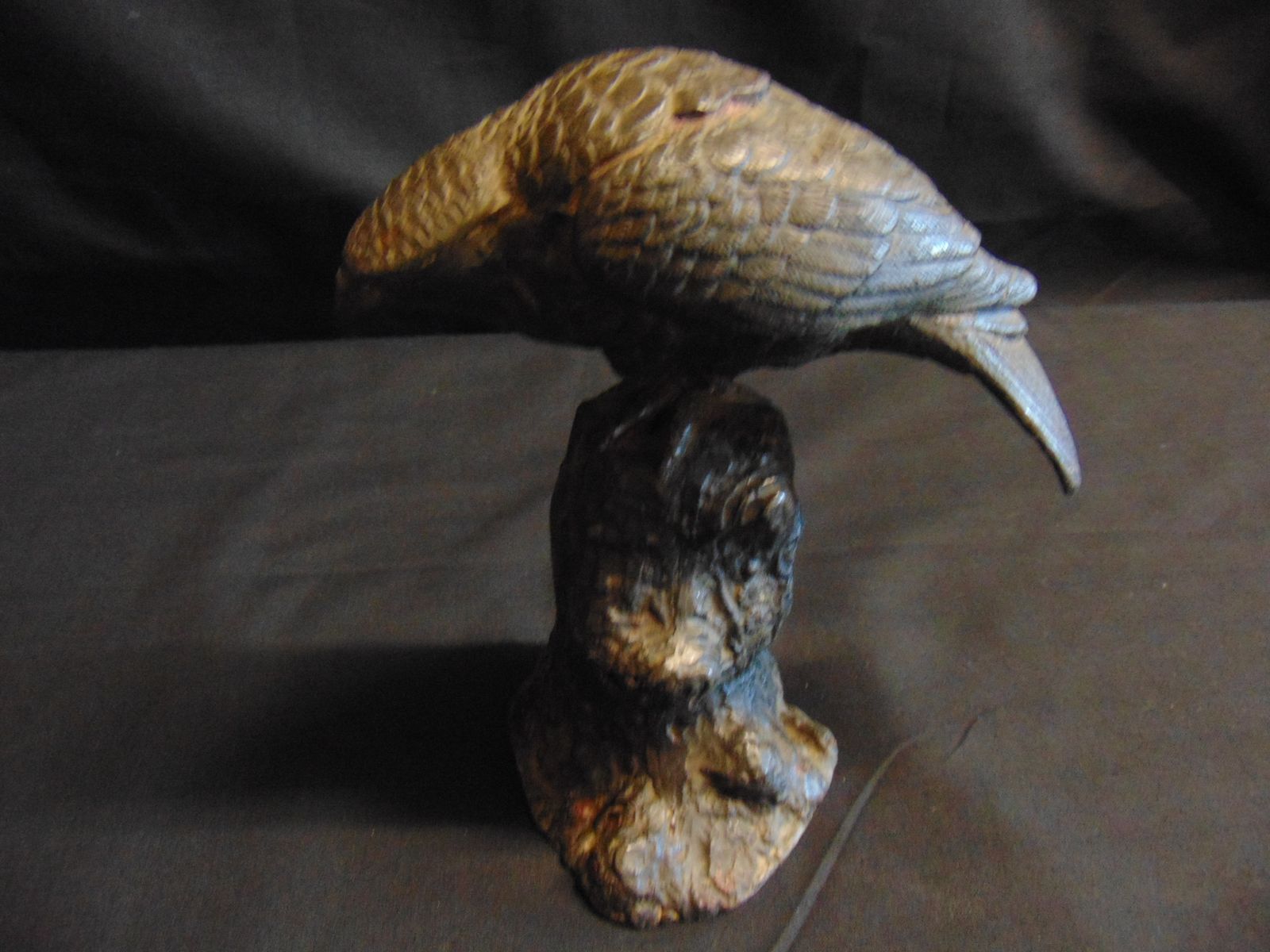 Cast Bronze Of Roosting Bird, 1960s photo vinterior