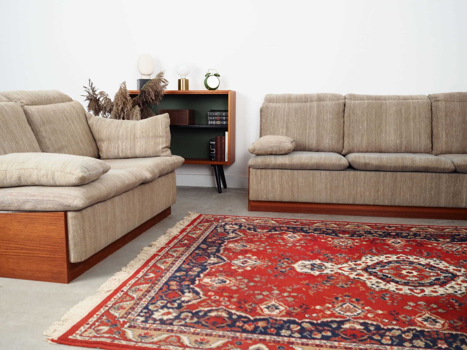 photo buy Teakhouten Bank, Deens Design, Jaren 1970, Productie: Denemarken
