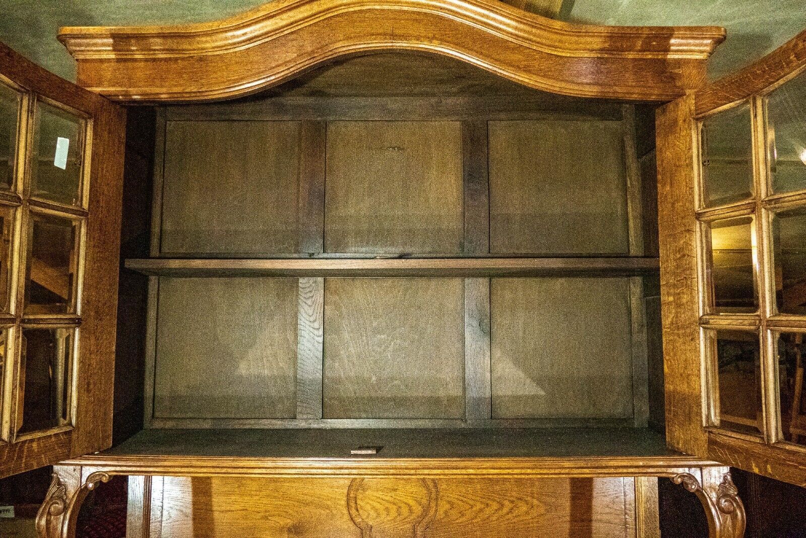 19th Century Impressive French Oak Pink Marble Topped Buffet Sideboard! (020102) photo 1295.0