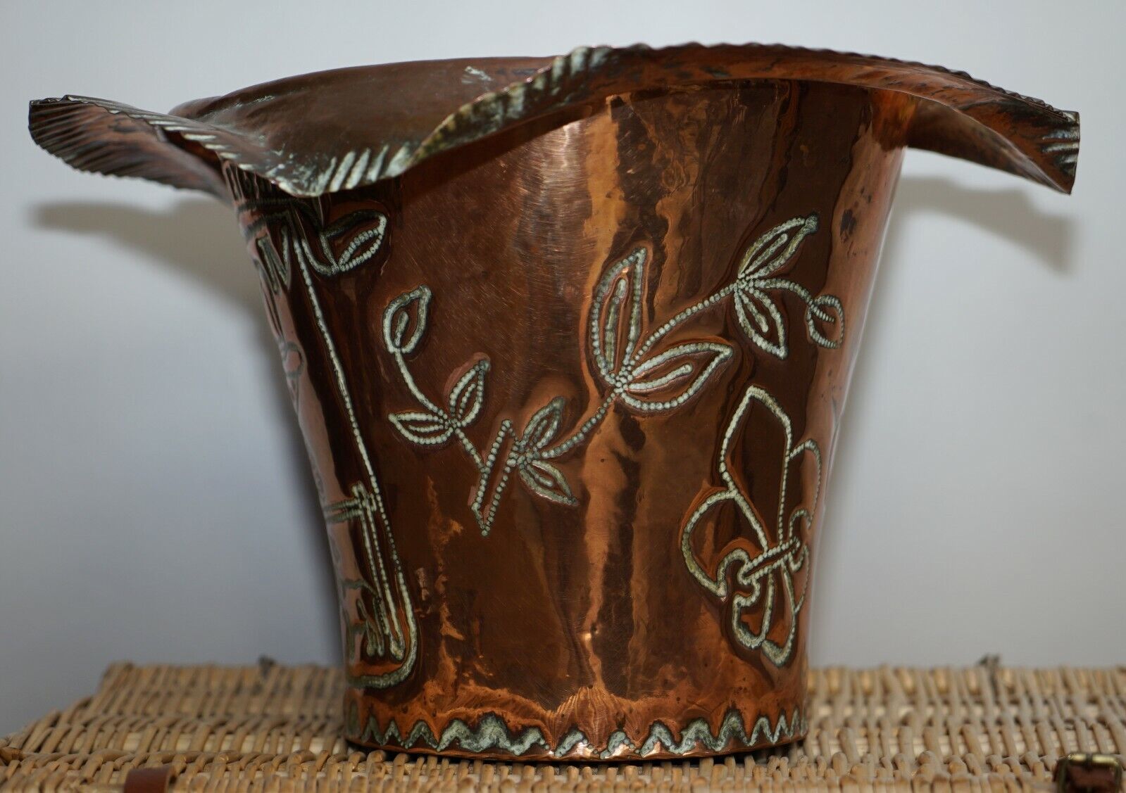 King Henry IV Coat Of Arms Armorial Crest French Copper Ice Campaign Bucket photo buy
