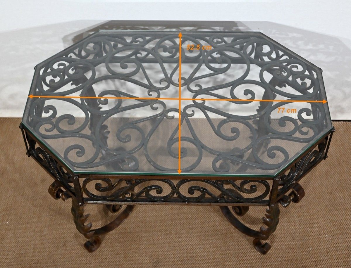 photo vinterior Wrought Iron Coffee Table – 1930
