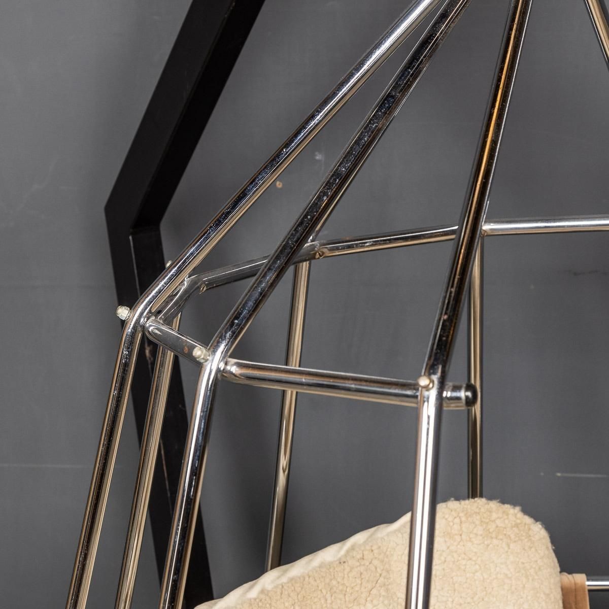 Elegant Parrot Cage Chair By Ib Arberg, C.1970 photo vintage