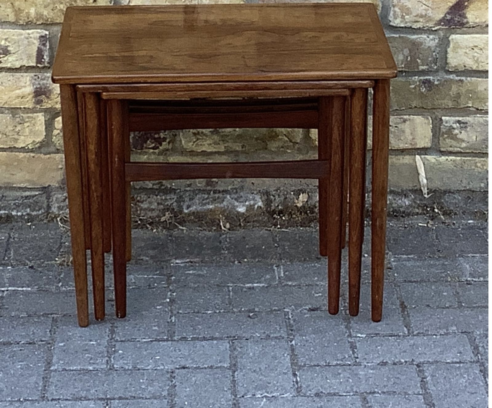 1960’s Br Glested Rosewood Nest Of Tables photo for sale