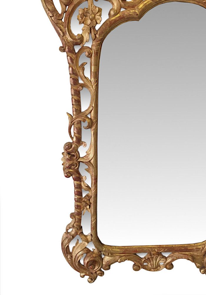 A Rare And Exceptional Large Early 19th Century Giltwood Overmantle Mirror photo for sale