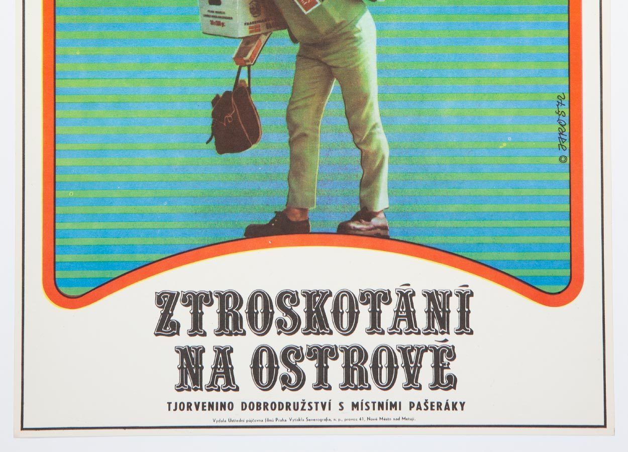 Movie Poster, Skrallan, Nasty And Grumble, Alexej Jaroš, 1972 photo for sale