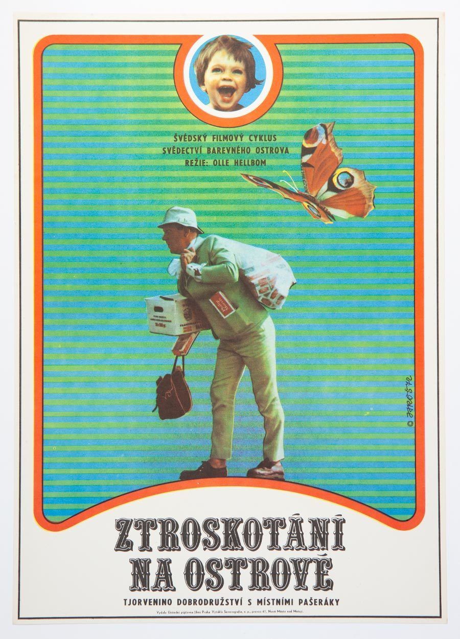 Movie Poster, Skrallan, Nasty And Grumble, Alexej Jaroš, 1972