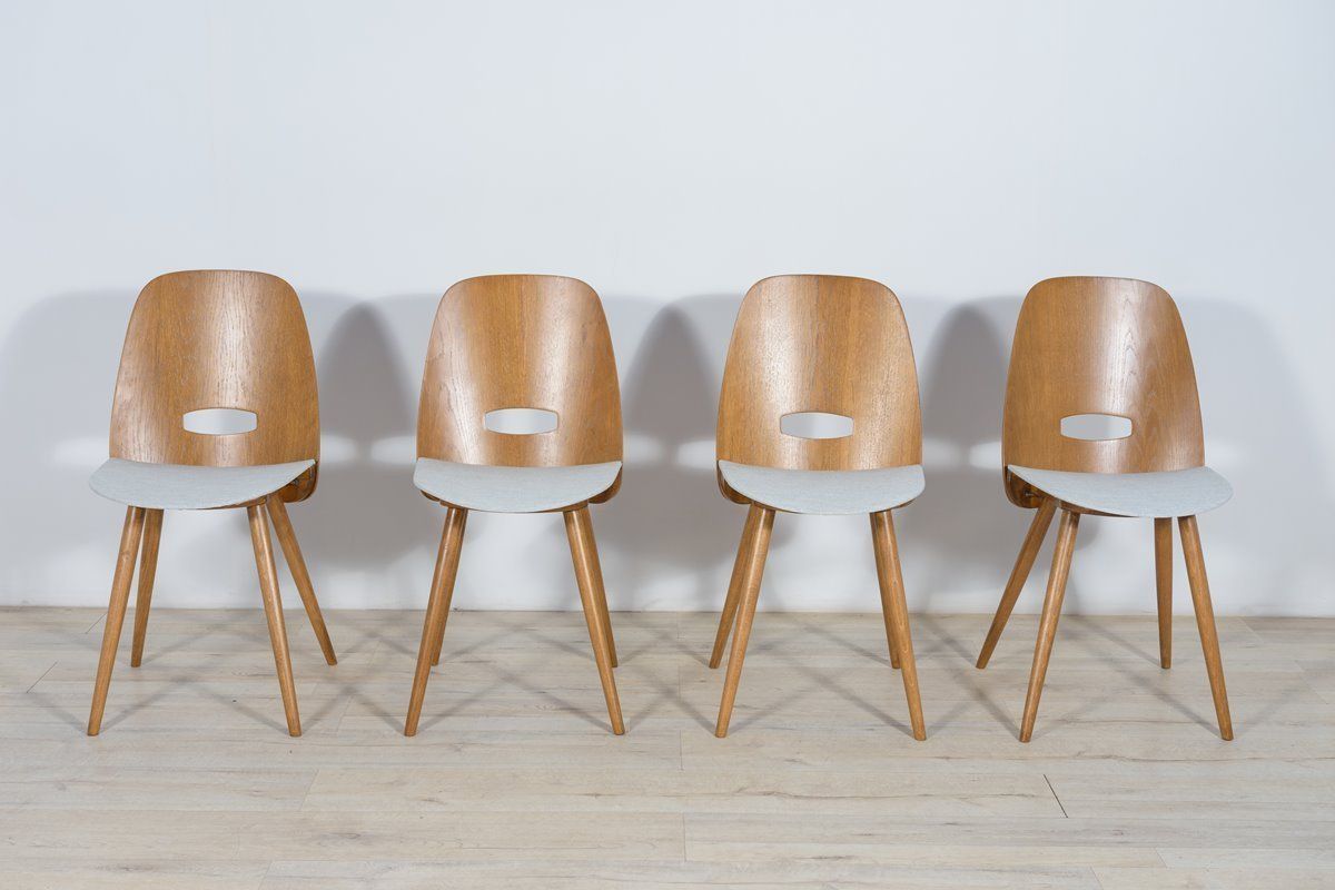 Lollipop Chairs By František Jirák For Tatra 1960s Set Of 4