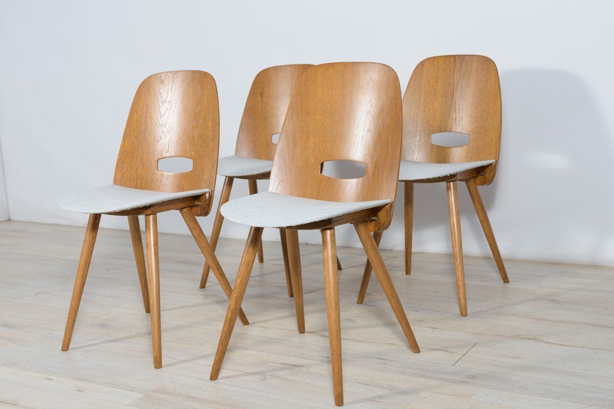 Lollipop Chairs By František Jirák For Tatra 1960s Set Of 4 photo for sale