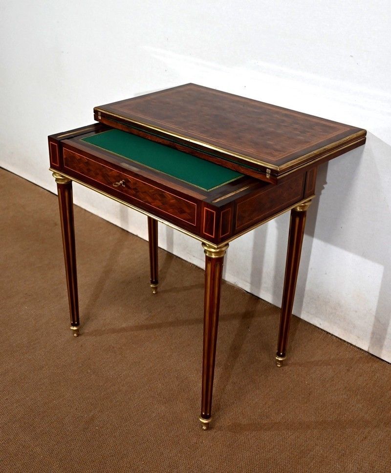 Multifunction Middle Table Louis XVI Style Late 19th Century photo 4361.02
