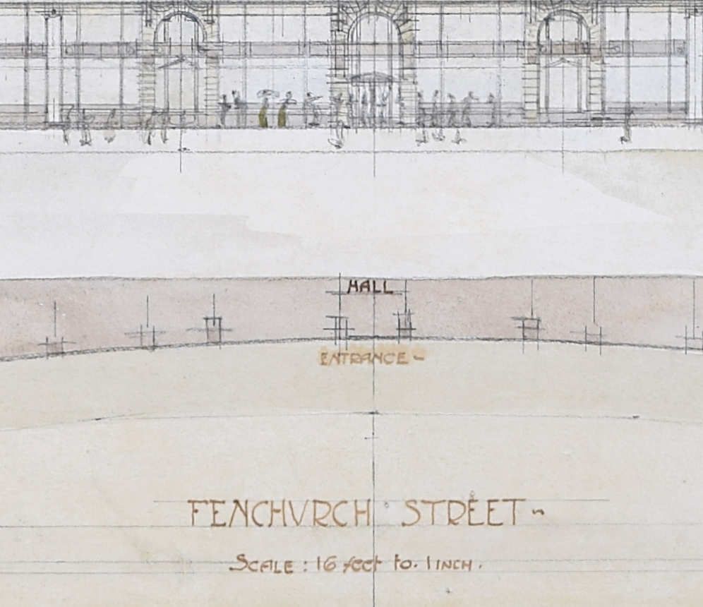 Albert Walter Moore (1874 – 1965) Design For 30 Fenchurch Street (1915) photo furniture