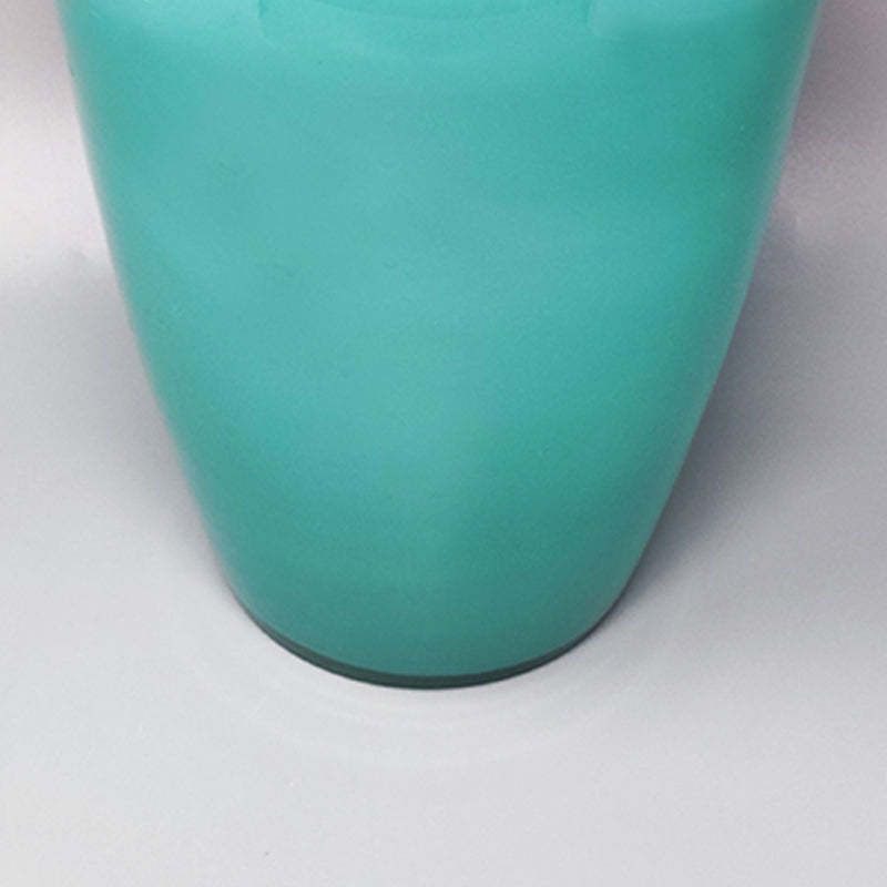 1970s Gorgeous Aquamarine Vase In Murano Glass. Made In Italy Regular Price $410.00 photo 378.0
