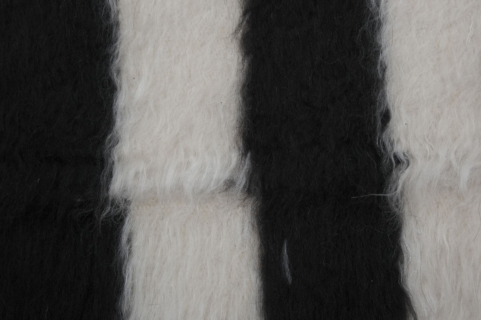 Turkish Striped Mohair Kilim Rug 7'4'' X 7'10'' photo 673.0