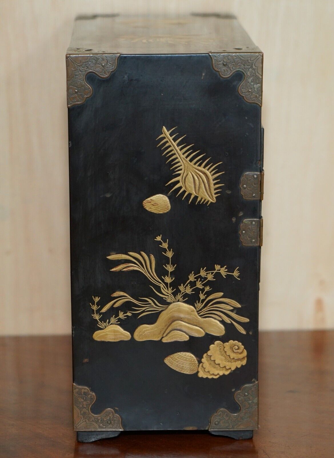 Fine Antique Collectable Chinese Table Top Cabinet Jewellery Collectors Storage photo buy