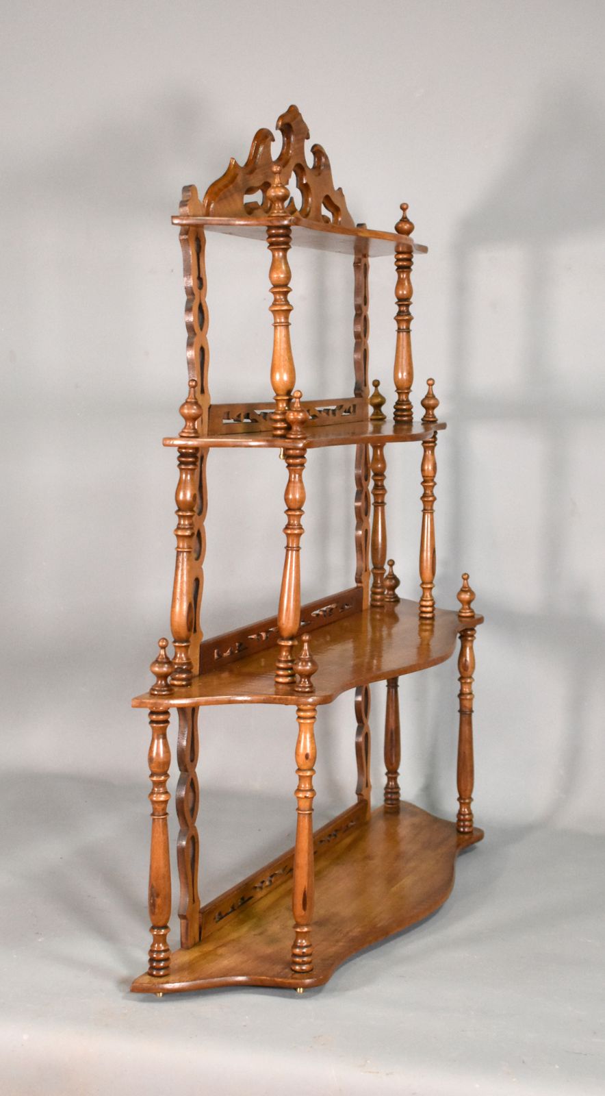 Antique French Walnut Shelving Unit 19th Century photo buy