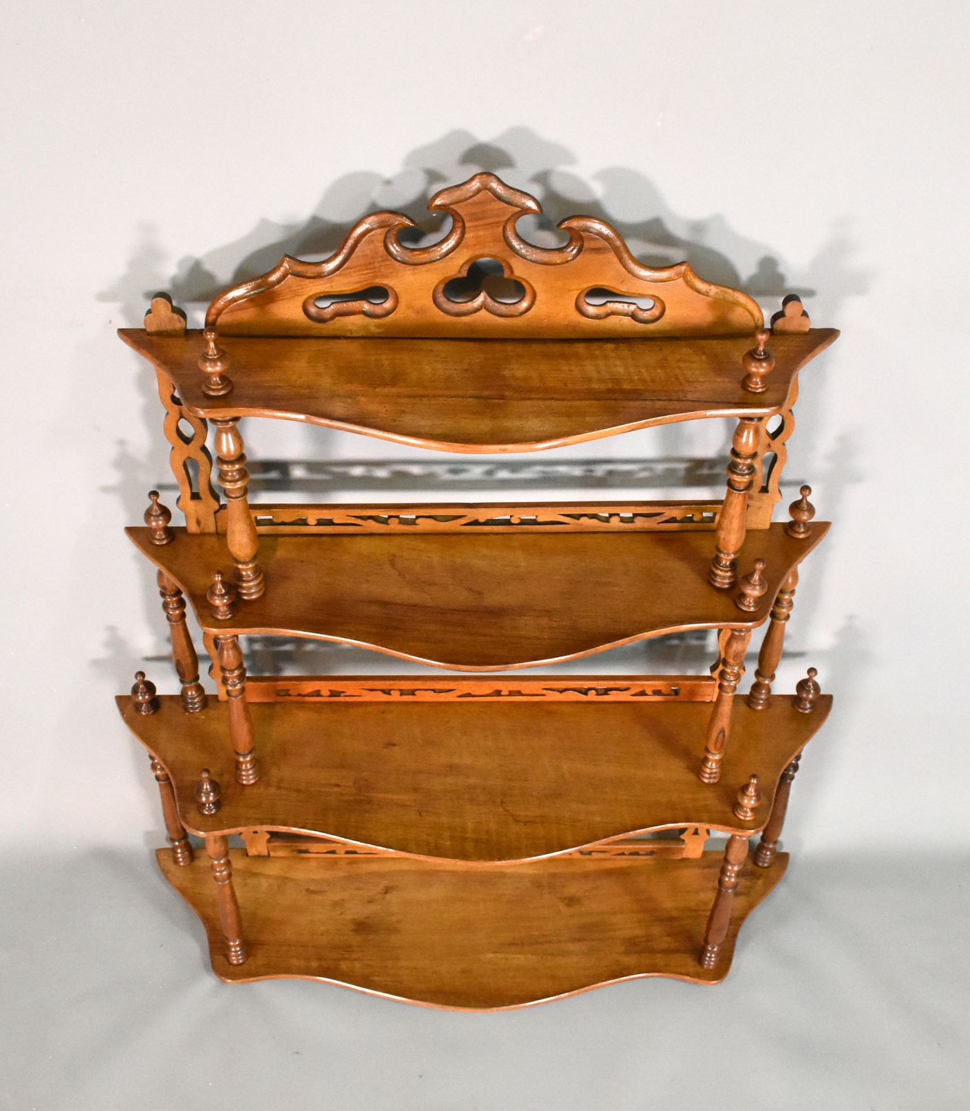photo buy Antique French Walnut Shelving Unit 19th Century