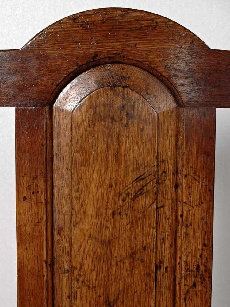 Set 8 English Elizabethan Tudor Oak Dining Chairs Chair photo 2450.0