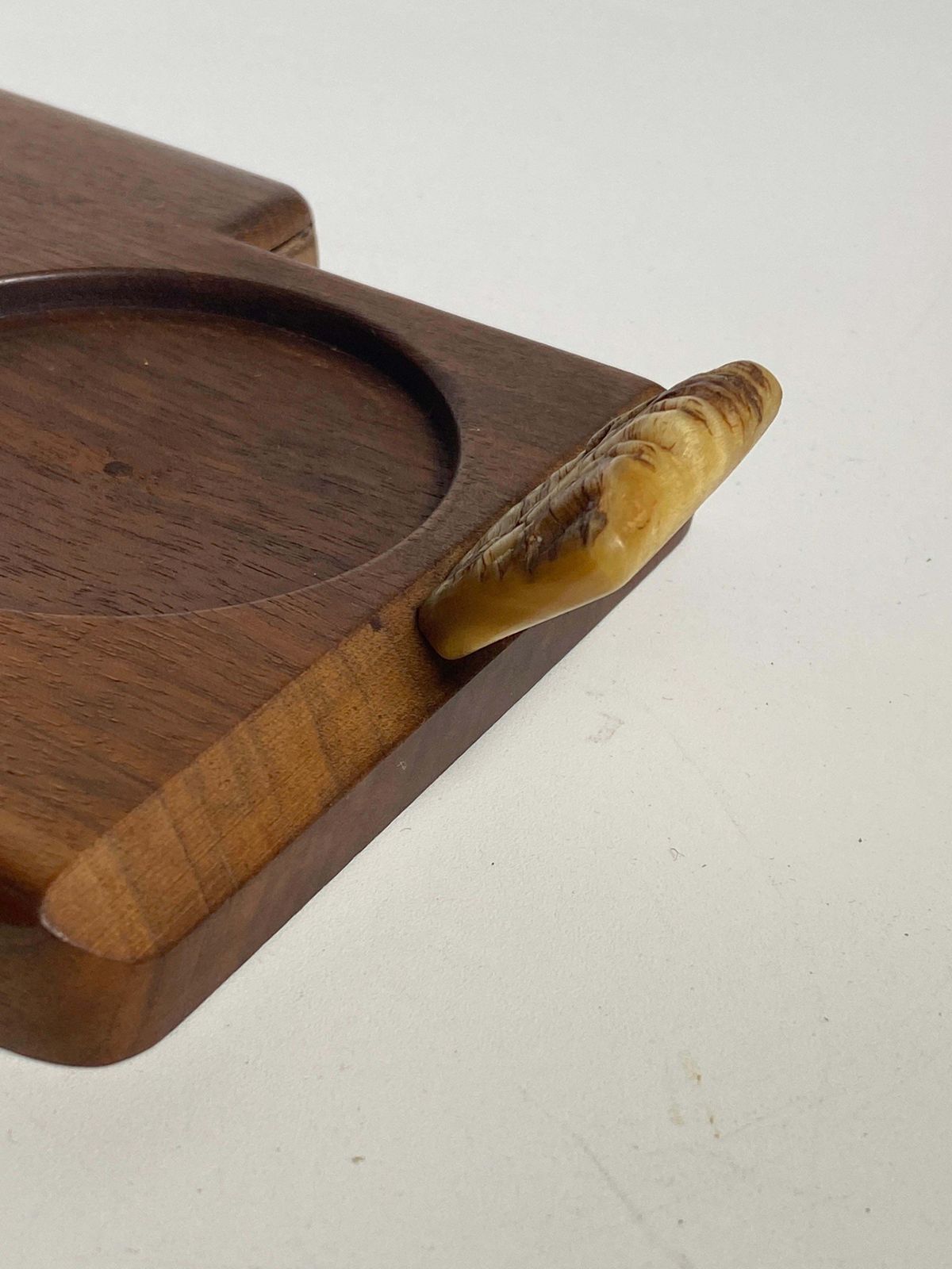Wooden Coasters, Or Wine Bottles, Made In France In The 1940s, Art Deco Period photo vinterior