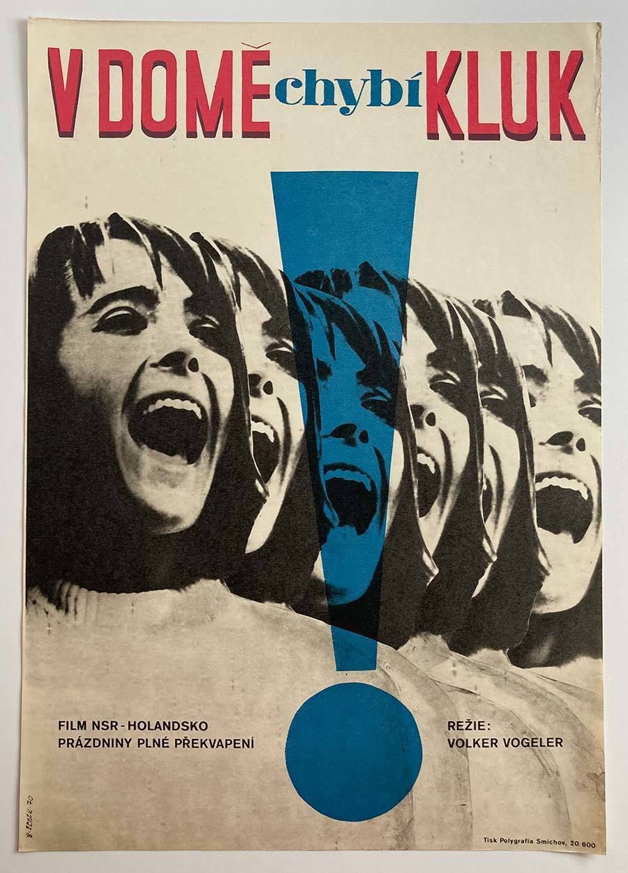 Movie Poster, The Boy Is Missing In The House, Břetislav šebek, 1970