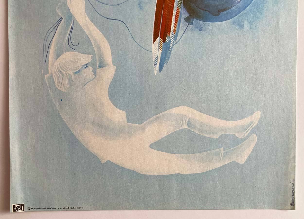 Original Film Poster, I Want To Dream, Ester škromachová, 1983, Genuine Czech Vintage Print photo for sale