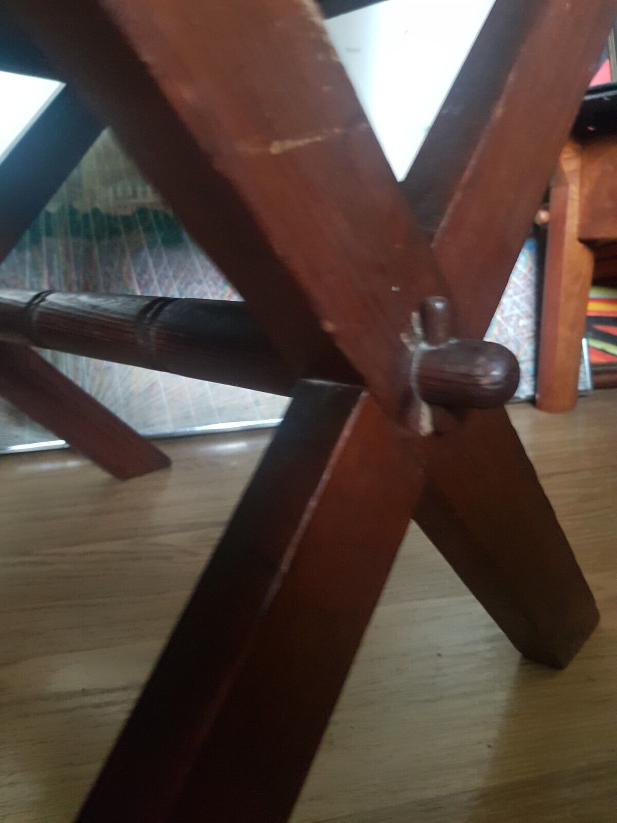 Gothic Arts Crafts Pugin Style Antique X Frame Chair Two Available photo buy