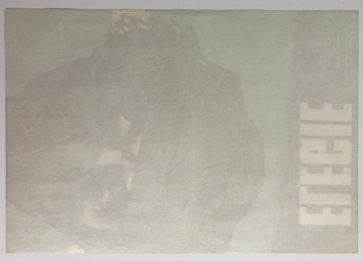 Original Film Poster, Elegy, Jiří školník, 1983, Genuine Czech Vintage Print photo 51.0