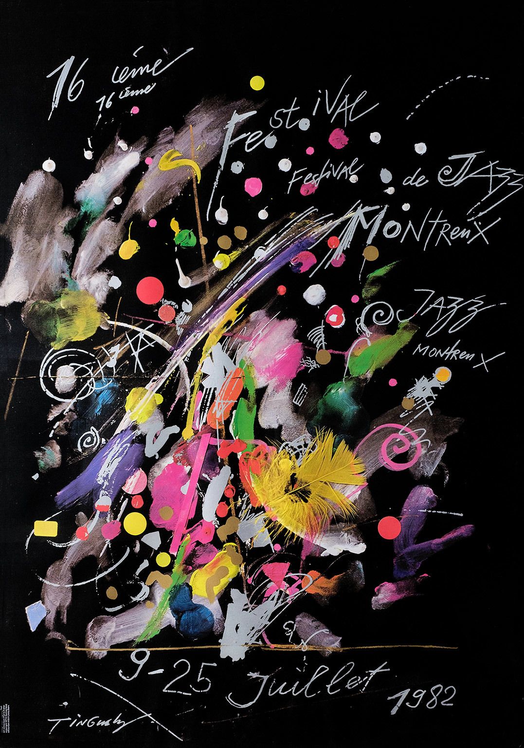 Jean Tinguely For The Montreux Jazz Festival 1982, Silkscreen