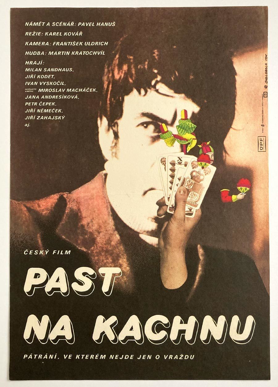 Original Film Poster, Duck Trap, Petr Chalabala, 1978, Genuine Czech Vintage Print