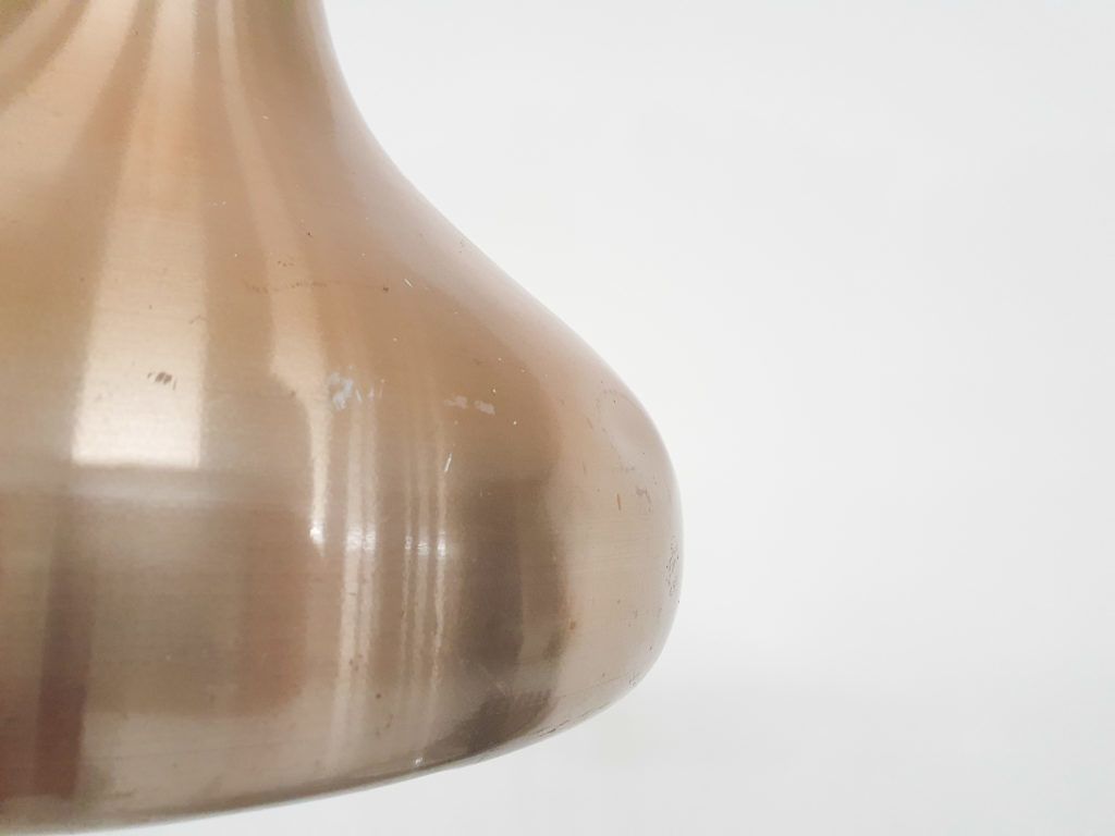 Vintage Copper Pendant Light  Denmark 1960's photo Lighting