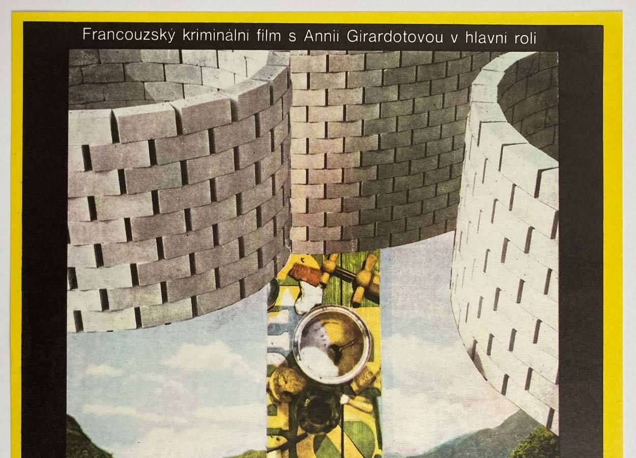 Original Film Poster, Where There’s Smoke, Miroslav Hlaváček, 1975, Genuine Czech Vintage Print photo furniture