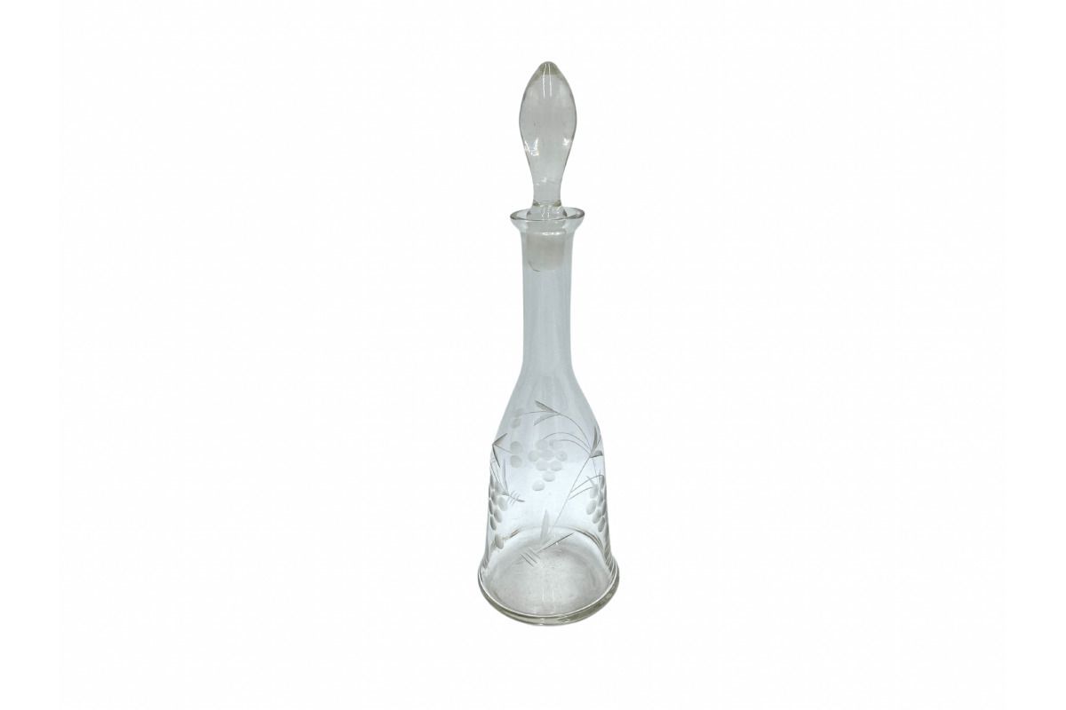 A Glass Decanter With Glasses, 1970s. photo furniture