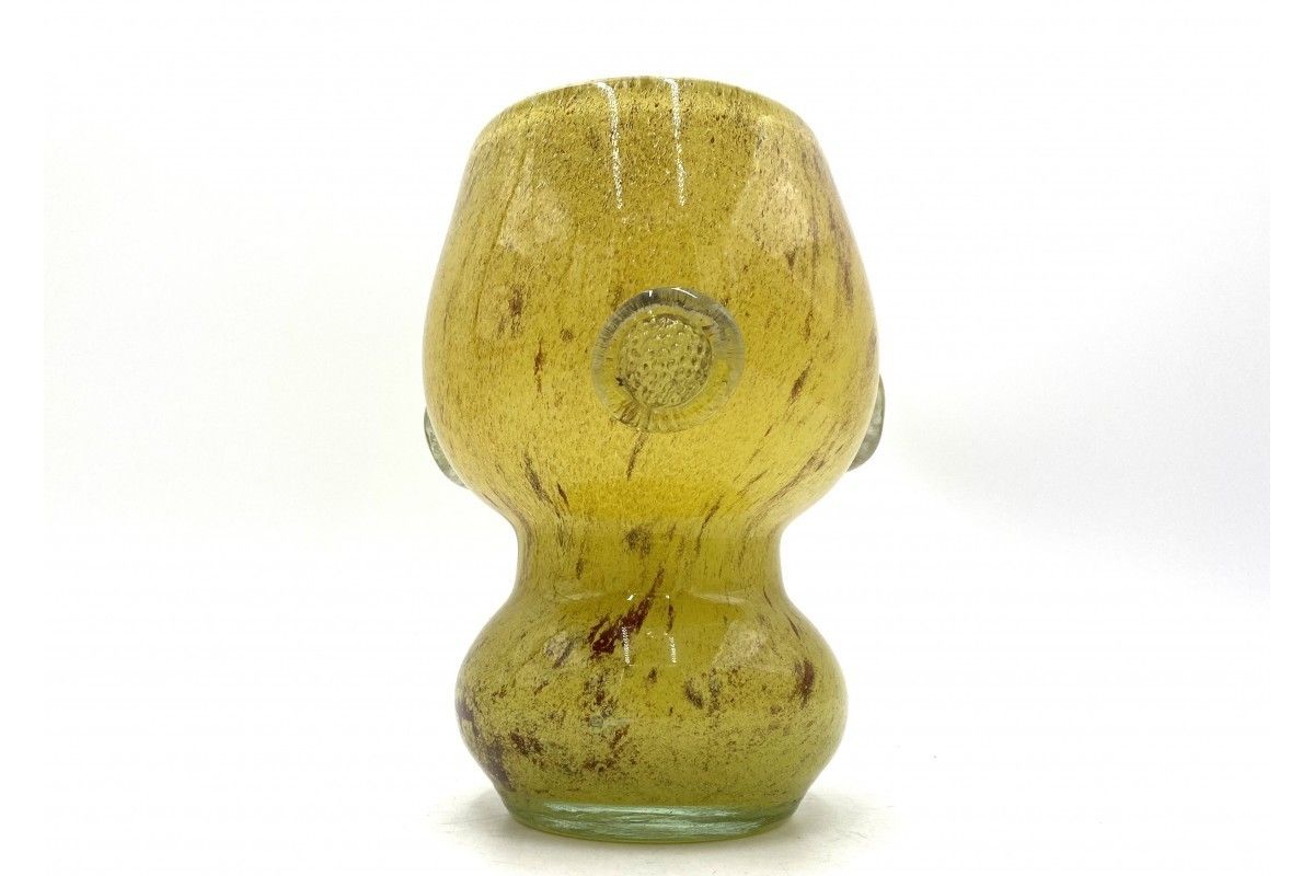 Glass Vase, Designed By Wiesław Sawczuk, łysa Góra, 1970s. photo 99.0