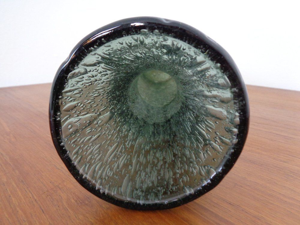 photo buy Filigree Italian Glass Vase, 1960s