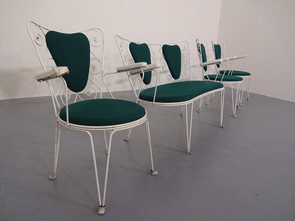 Mauser Garden Sofa Set With 3 Chairs, 1960s photo for sale