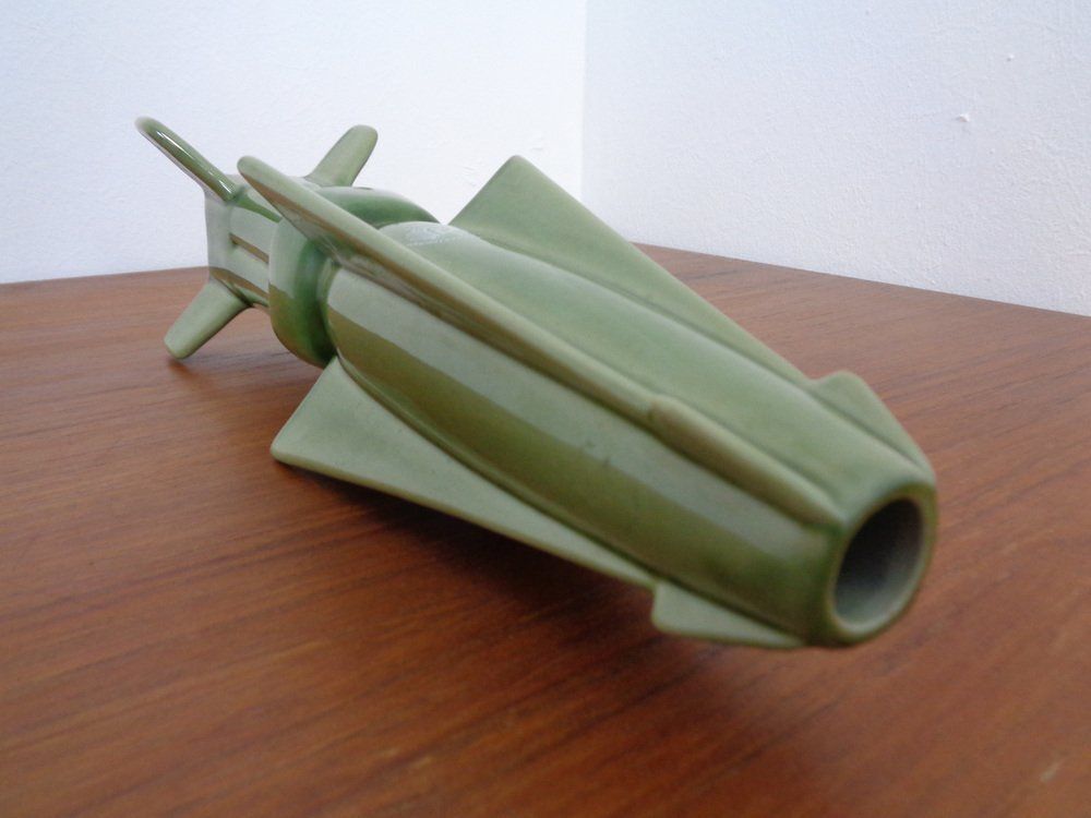 Rocket Ceramic Decanter, Germany, 1960s photo vinterior