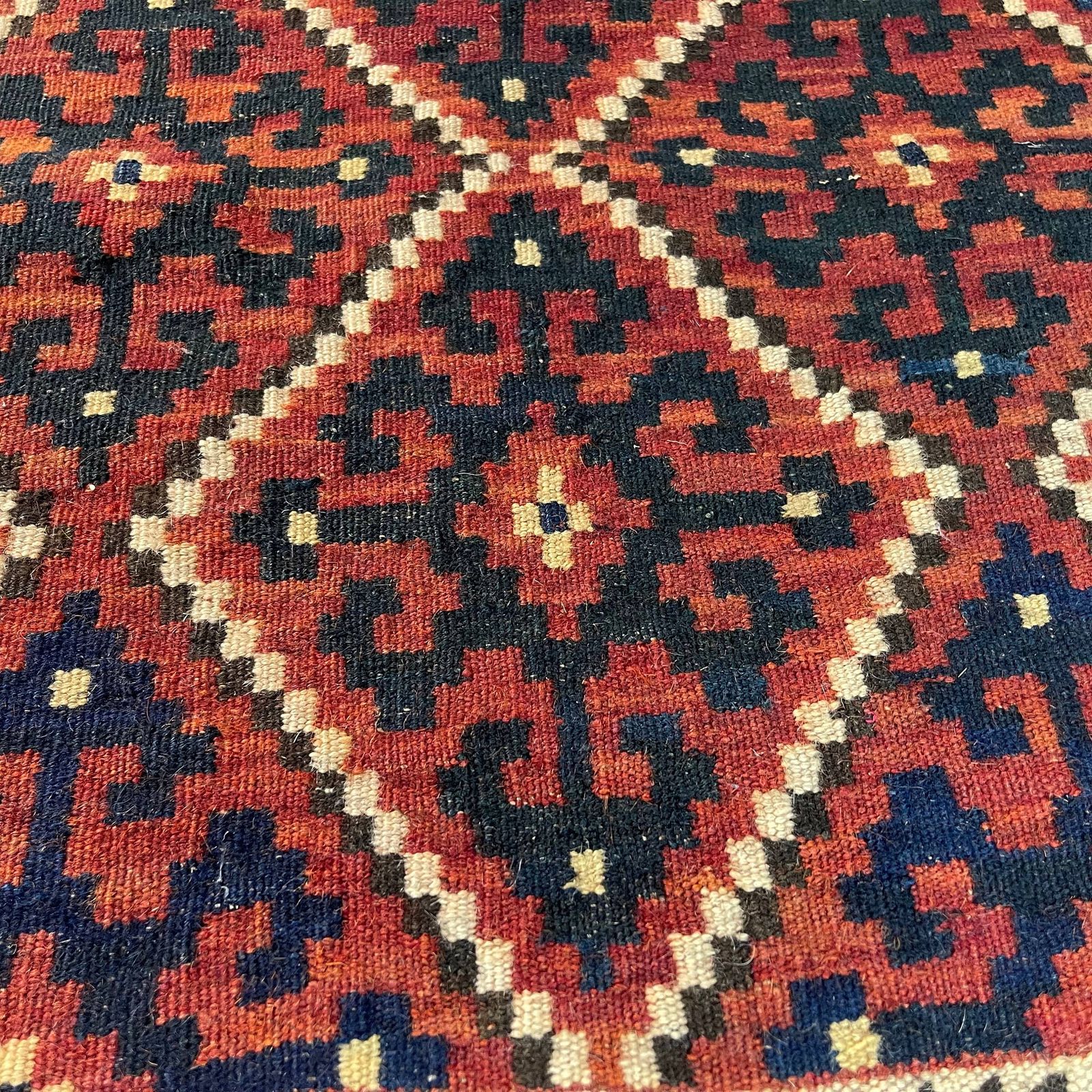 Vintage Afghan Maimana Kilim Rug photo furniture