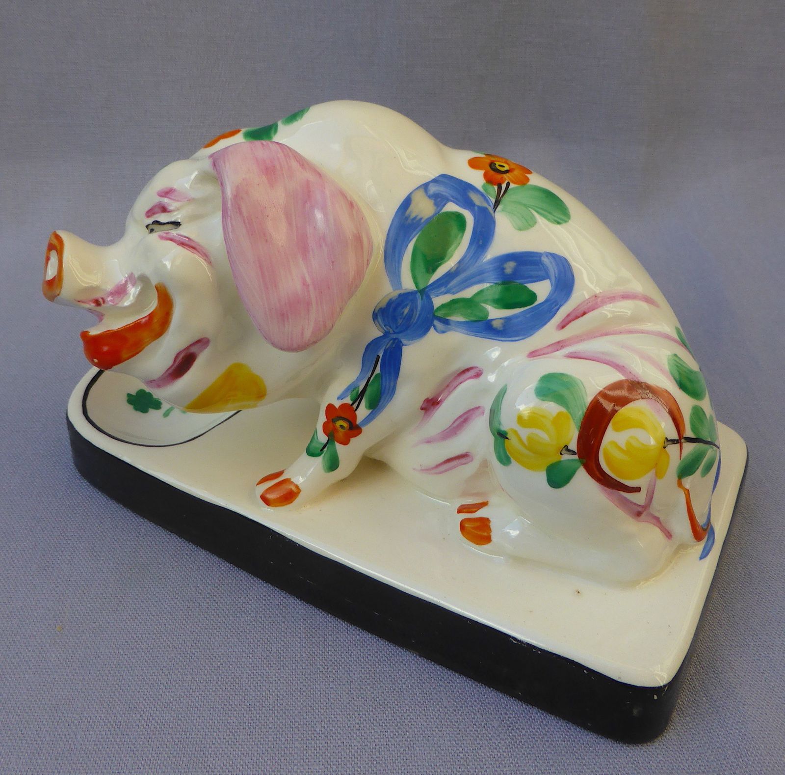 photo furniture Rare 1930s Art Deco Ditmar Urbach Laughing Pig Figure