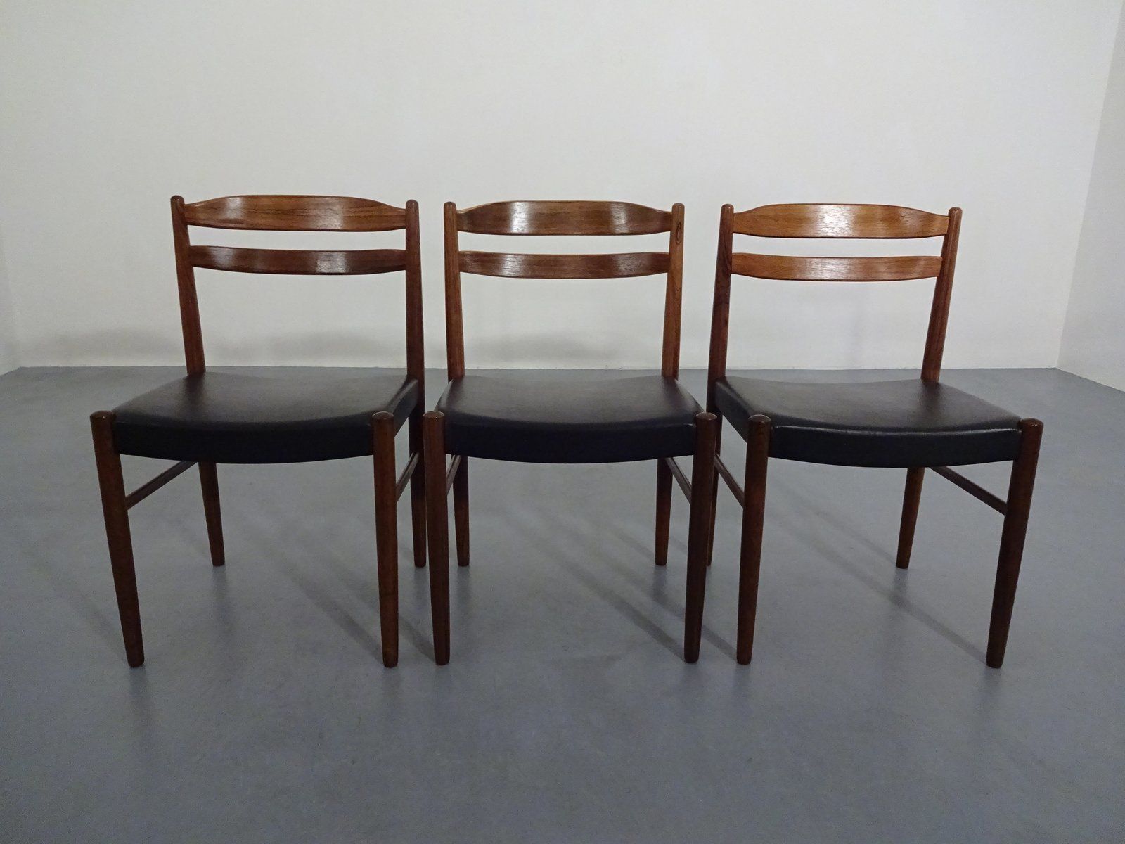 Swedish Rosewood Side Chairs By Carl Ekström For Albin Johansson & Söner, 1960s, Set Of 3 photo 524.0