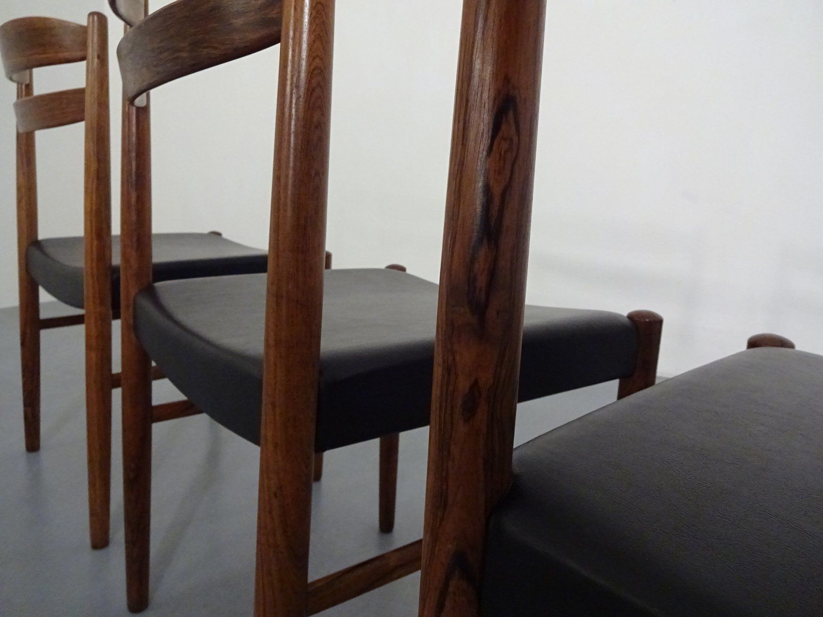 Swedish Rosewood Side Chairs By Carl Ekström For Albin Johansson & Söner, 1960s, Set Of 3 photo vinterior