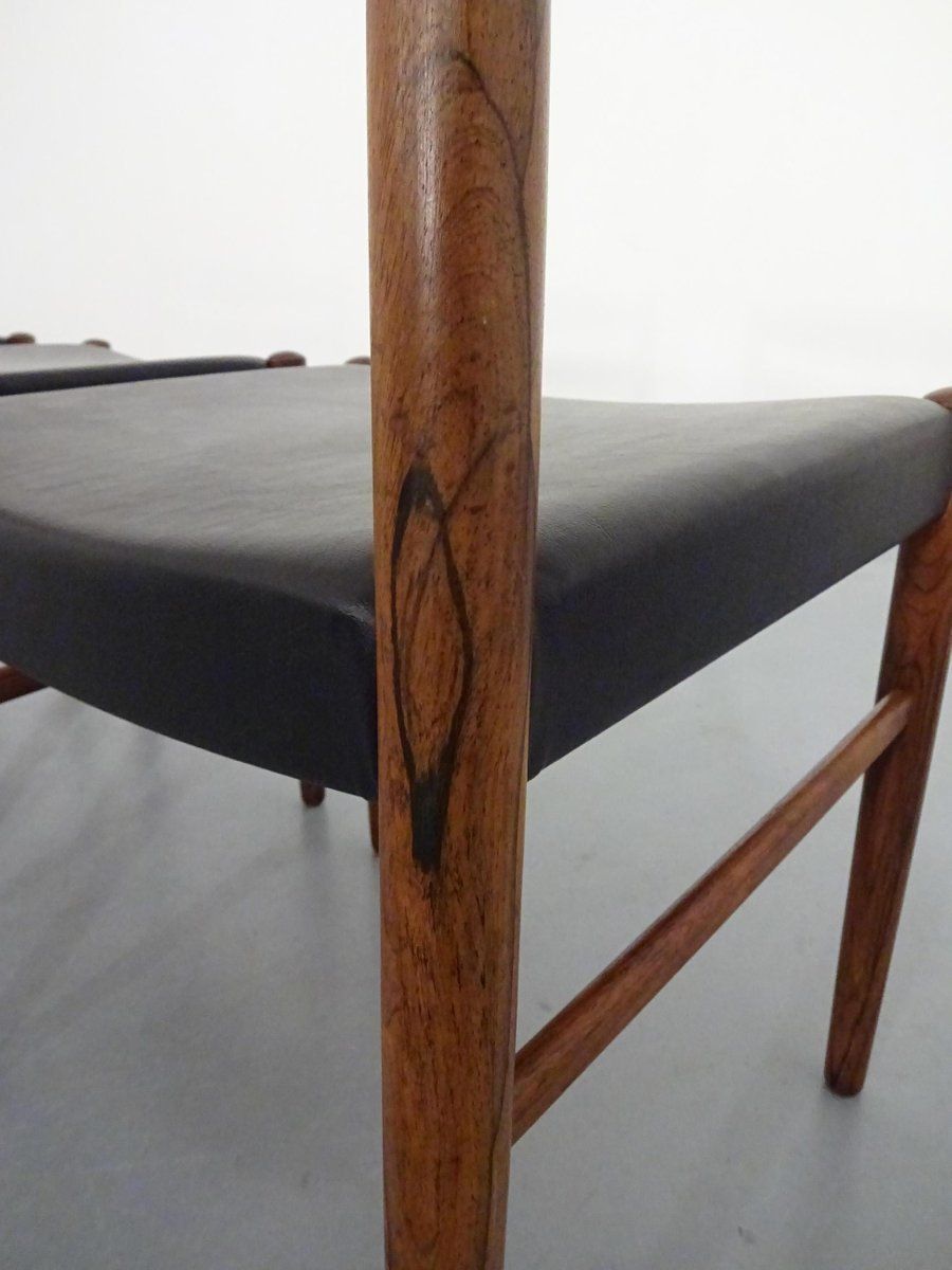 524.0 Swedish Rosewood Side Chairs By Carl Ekström For Albin Johansson & Söner, 1960s, Set Of 3 photo